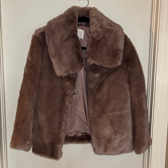 Plush Brown Teddy Jacket - Picture 4 of 5